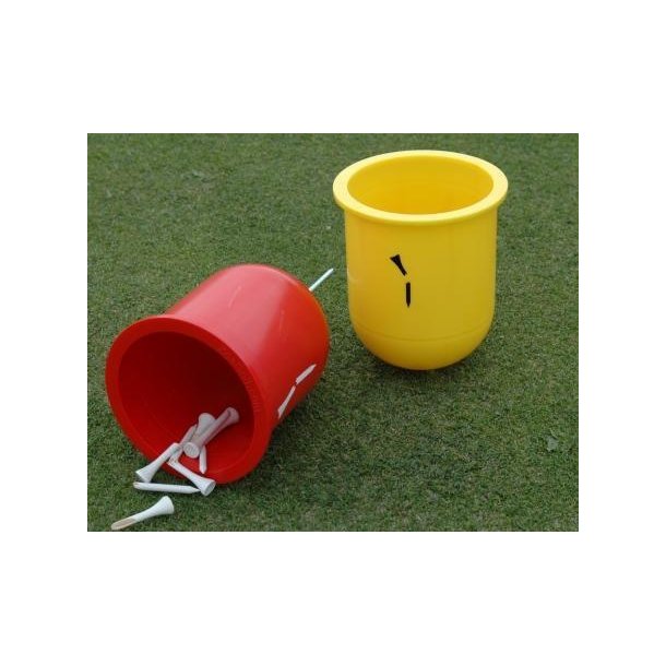 Broken tee marker i plast, Model Bowl