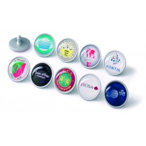 Golfbold Markr med logo