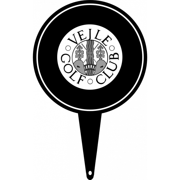 Teemarkering i rustfrit stl, sort