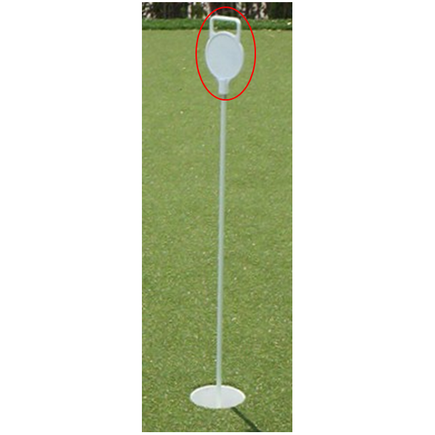 Hoved til putting green flagstang, aluminium med hndtag