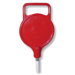 Hoved til putting green flagstang, aluminium med hndtag