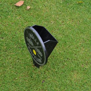 Tee markering i formstbt aluminium, Broken tee, 150 mm