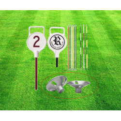 Ekstra fod (med boldlfter) til puttinggreen flagstang