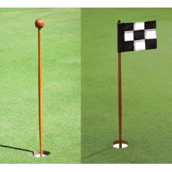 Putting Green stang i gte hardwood med boldlfter