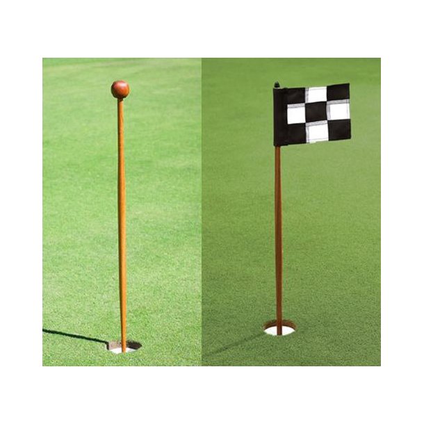 Putting Green stang i gte hardwood med boldlfter