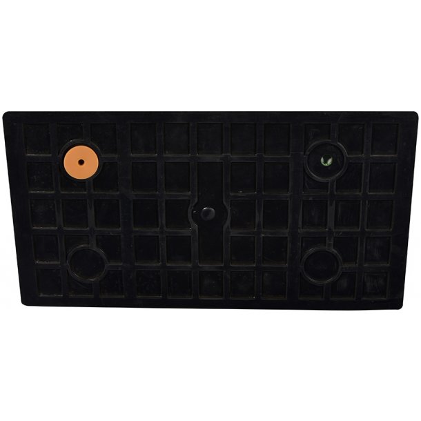 Trningsmtte med to turf hjder (12 og 25 mm)