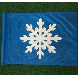 Vinterflag med iskrystal