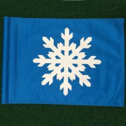 Vinterflag med iskrystal