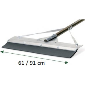 Squeegee, lige og flad, 61 eller 91cm