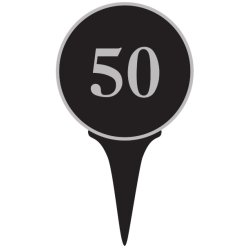 Tee markering i formstbt aluminium, 150mm