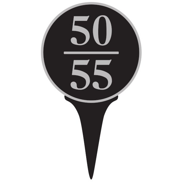 Tee markering i formstbt aluminium, 150mm