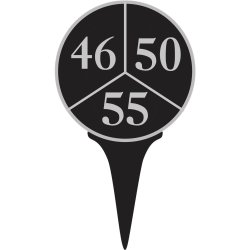 Tee markering i formstbt aluminium, 150mm