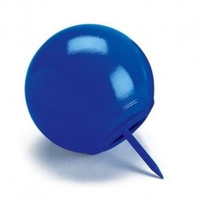 Tee markering, rund, aluminium