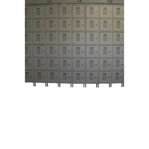 Batteriskab med 6 pladser