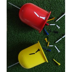 Broken tee marker i plast, Model Bowl