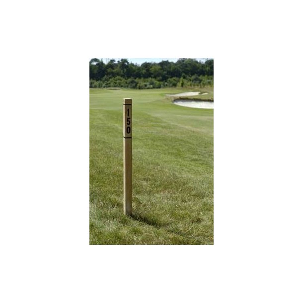 Afstandsmarkeringsple i teaktr