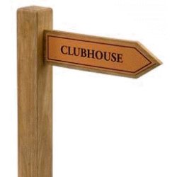 Finger post - teak arrows