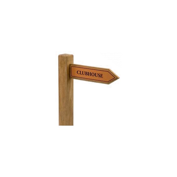 Finger post - teak arrows