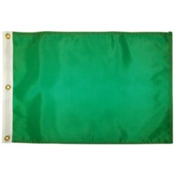 Flagst, ensfarvede med ophngningshuller, 9 stk.