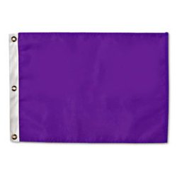 Flagst, ensfarvede med ophngningshuller, 9 stk.