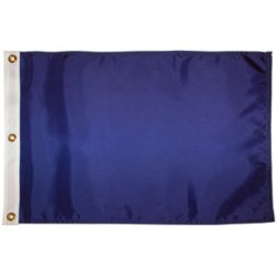 Flagst, ensfarvede med ophngningshuller, 9 stk.