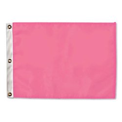 Flagst, ensfarvede med ophngningshuller, 9 stk.