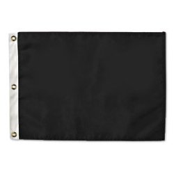 Flagst, ensfarvede med ophngningshuller, 9 stk.