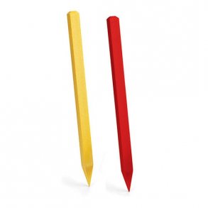 Markeringspl med spids, rd - 61 cm