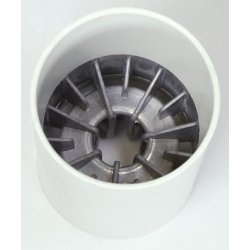 Hybrid Hulkop, aluminium og plast, hvid