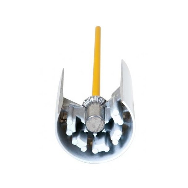 Hybrid Hulkop, aluminium og plast, hvid