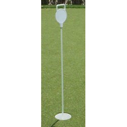 Komplet puttinggreen flagstang med aluminiumshoved, hndtag og fod (boldlfter)