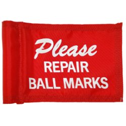 Markeringsflag - Please repair ball marks (9 stk.)