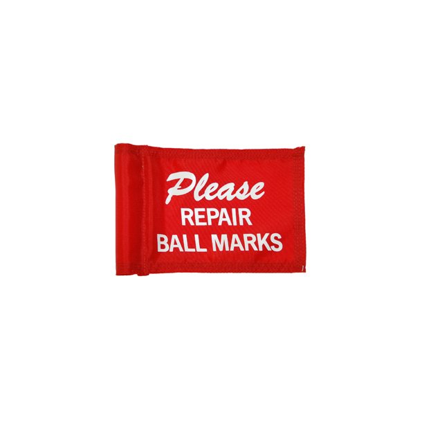 Markeringsflag - Please repair ball marks (9 stk.)