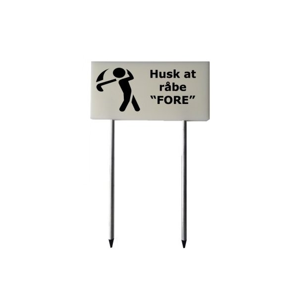 Multi skilt i termoplast