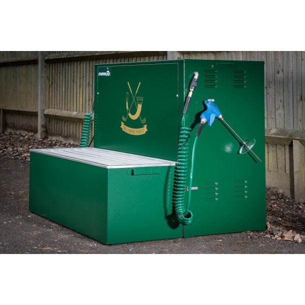 Rengringsstation med trykluft