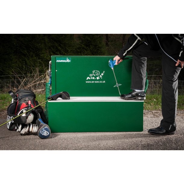 Rengringsstation med trykluft