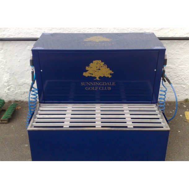 Rengringsstation med trykluft