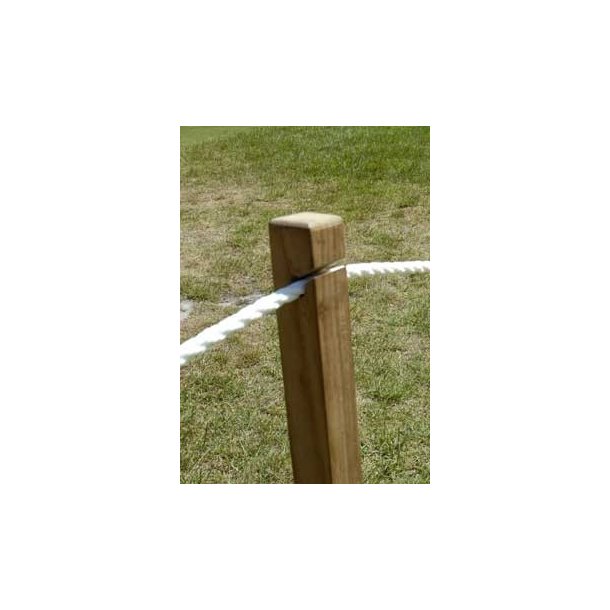 Rope stake, teak