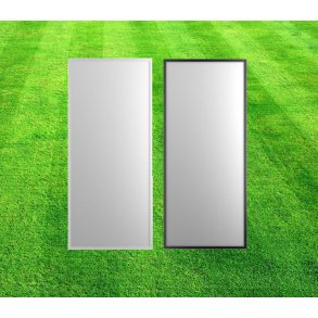 Spejl til drivingrangen, 150 x 65 cm.