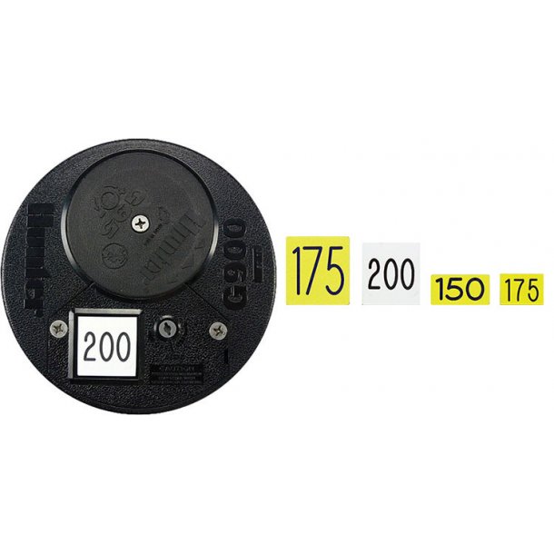 Sprinkler cover med afstandmarkering