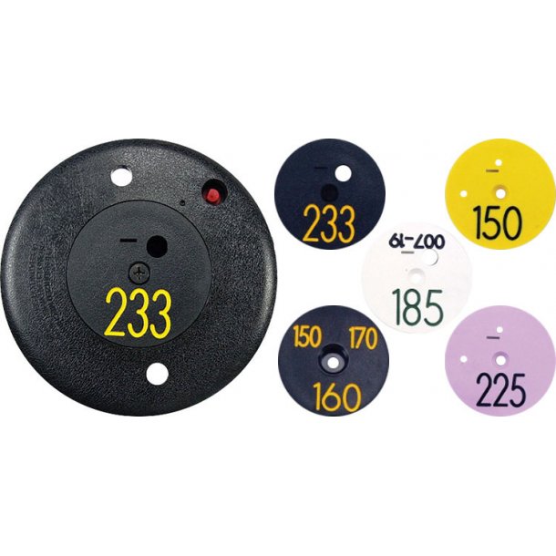 Sprinkler cover med afstandmarkering