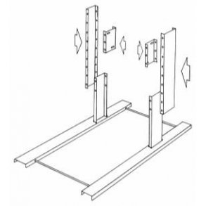 Support 166 cm up 194 cm. Til Vink Boldvasker