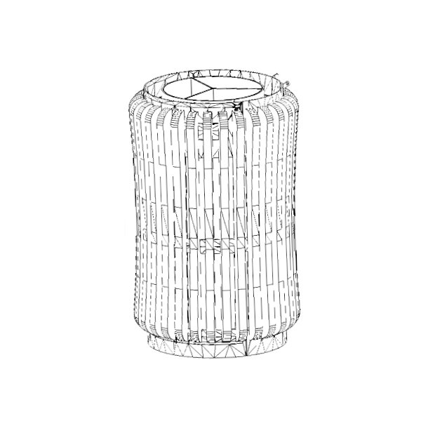 Affaldsspand i tr, 60, 90 og 120 Liter