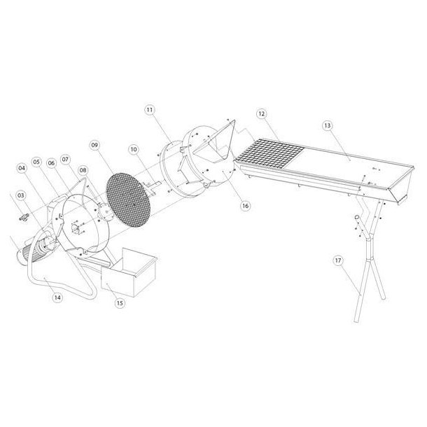 Boldvasker, galvaniseret