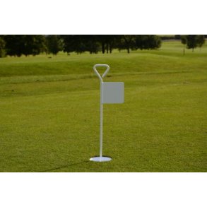 Flagstang i aluminium til putting green