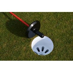 Flagstang i aluminium til putting green