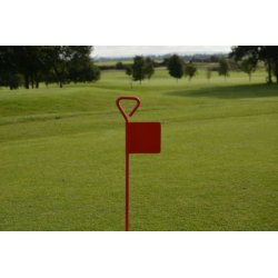 Flagstang i aluminium til putting green