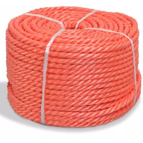 Afmrkning, snoet polypropylen-reb,  6 mm