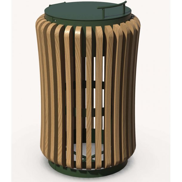 Affaldsspand i tr, 60, 90 og 120 Liter