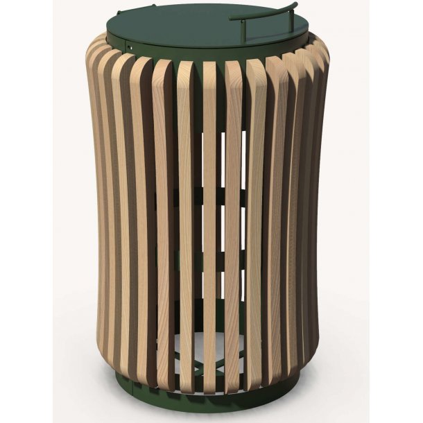 Affaldsspand i tr, 60, 90 og 120 Liter